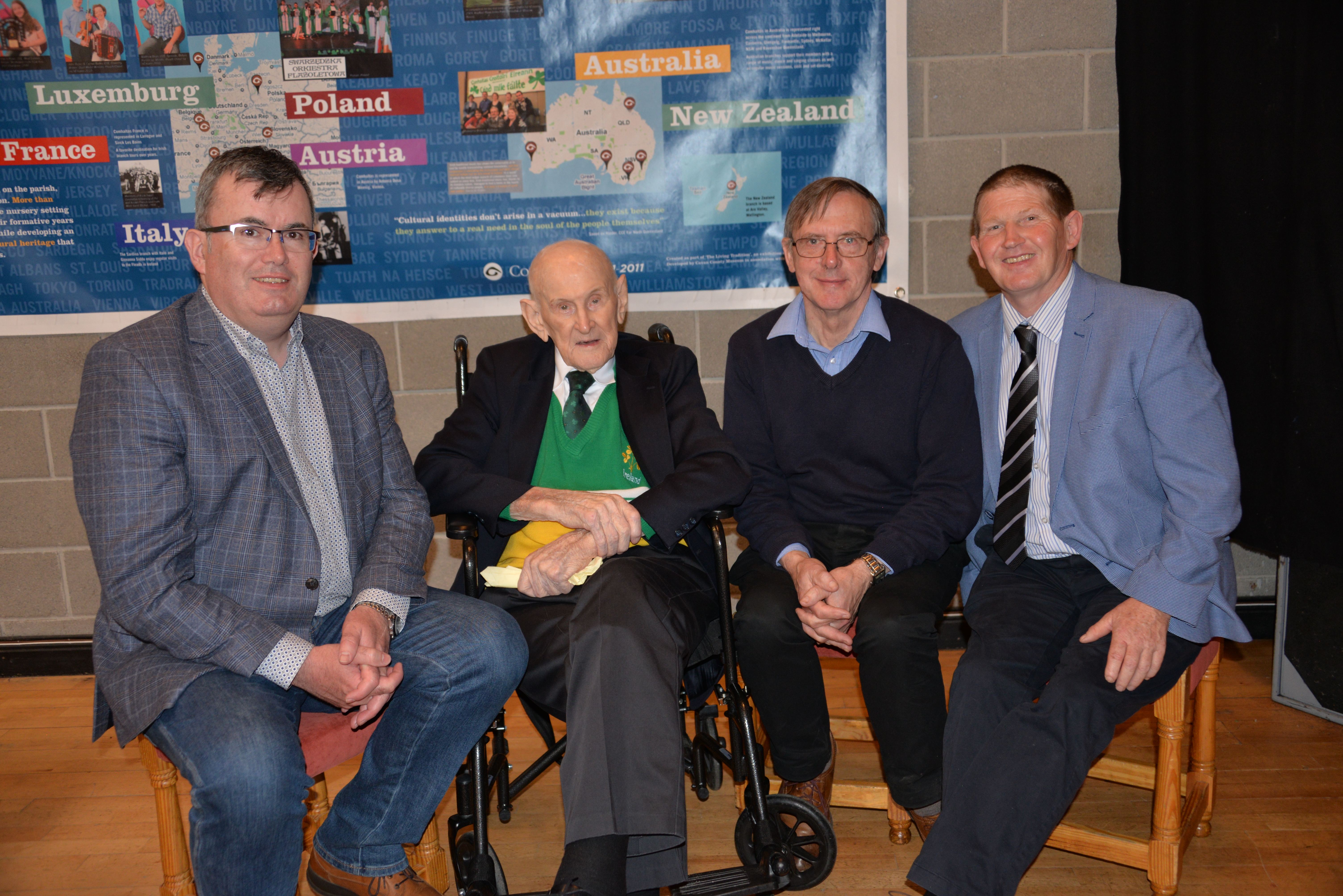 Comhaltas North America Founder Bill McEvoy back in Laois - Spink Comhaltas